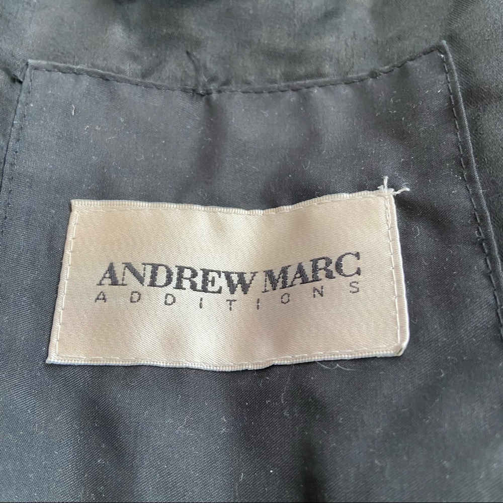ANDREW MARC Winter Jacket Vintage 90’s Faux Fur Trim Ski Snow Small - Picture 6 of 13